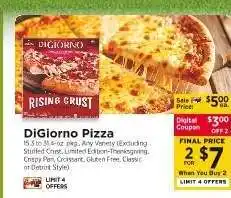 ShopRite DiGiorno Pizza offer