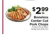 ShopRite Boneless Center Cut Pork Chops offer