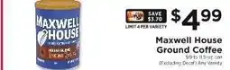 ShopRite Maxwell House Ground Coffee offer