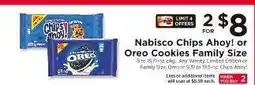 ShopRite Nabisco Chips Ahoy! or Oreo Cookies Family Size offer