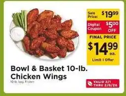 ShopRite Bowl & Basket 10-lb. Chicken Wings offer