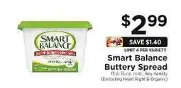 ShopRite Smart Balance Buttery Spread offer