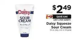 ShopRite Daisy Squeeze Sour Cream offer