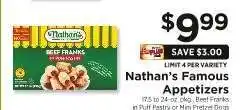 ShopRite Nathan’s Famous Appetizers offer