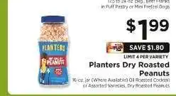 ShopRite Planters Dry Roasted Peanuts offer
