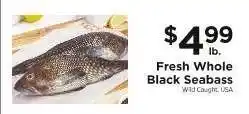 ShopRite Fresh Whole Black Seabass offer