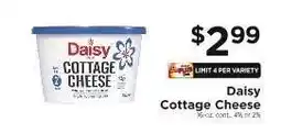 ShopRite Daisy Cottage Cheese offer
