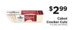 ShopRite Cabot Cracker Cuts offer