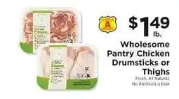 ShopRite Wholesome Pantry Chicken Drumsticks or Thighs offer