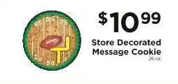 ShopRite Store Decorated Message Cookie offer