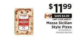 ShopRite Massa Sicilian Style Pizza offer