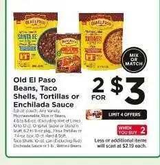 ShopRite Old El Paso Beans, Taco Shells, Tortillas or Enchilada Sauce offer
