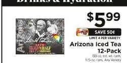 ShopRite Arizona Iced Tea 12-Pack offer