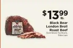 ShopRite Black Bear London Broil Roast Beef offer