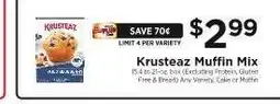 ShopRite Krusteaz Muffin Mix offer