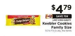 ShopRite Keebler Cookies Family Size offer