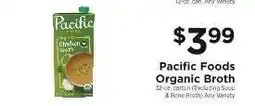 ShopRite Pacific Foods Organic Broth offer
