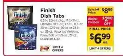 ShopRite Finish Dish Tabs offer