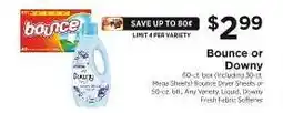 ShopRite Bounce or Downy offer