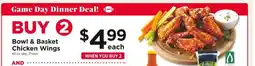 ShopRite Bowl & Basket Chicken Wings offer
