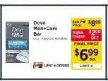 ShopRite Dove Men+Care Bar offer