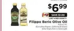ShopRite Filippo Berio Olive Oil offer