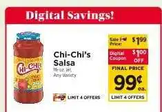 ShopRite Chi-Chi's Salsa offer