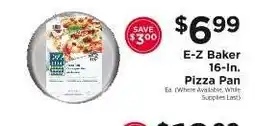 ShopRite E-Z Baker 16-In. Pizza Pan offer