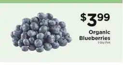 ShopRite Organic Blueberries offer