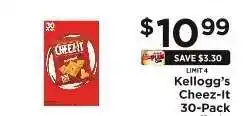 ShopRite Kellogg's Cheez-It 30-Pack offer