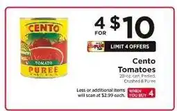 ShopRite Cento Tomatoes offer