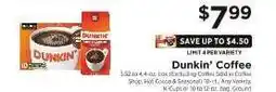 ShopRite Dunkin' Coffee offer