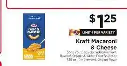 ShopRite Kraft Macaroni & Cheese offer