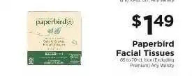 ShopRite Paperbird Facial Tissues offer