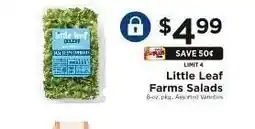 ShopRite Little Leaf Farms Salads offer