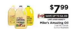 ShopRite Mike's Amazing Oil offer