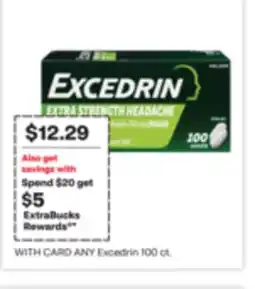 CVS ANY Excedrin 100 ct offer