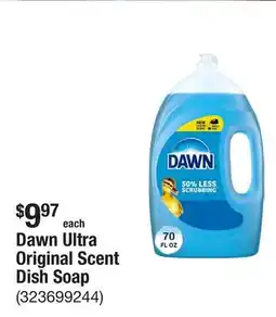 The Home Depot Dawn Ultra Original Scent Dish Soap offer