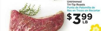 Food 4 Less Untrimmed Tri-tip Roasts offer