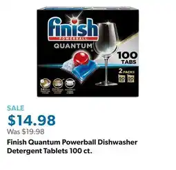 Sam's Club Finish Quantum Powerball Dishwasher Detergent Tablets 100 ct offer