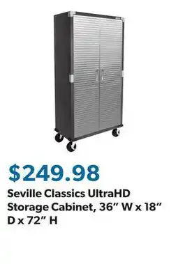 Sam's Club Seville Classics UltraHD Storage Cabinet, 36 W x 18 D x 72 H offer
