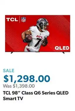 Sam's Club TCL 98 Class Q6 Series QLED Smart TV offer