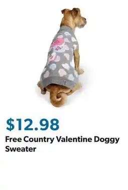 Sam's Club Free Country Valentine Doggy Sweater offer