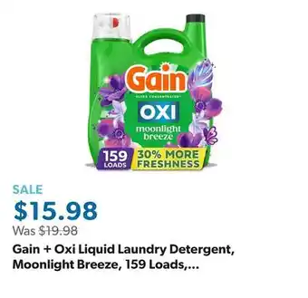 Sam's Club Gain + Oxi Liquid Laundry Detergent, Moonlight Breeze, 159 Loads, 170 fl. oz offer