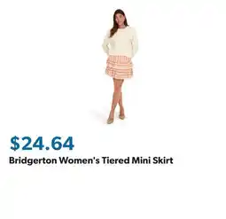 Sam's Club Bridgerton Women's Tiered Mini Skirt offer