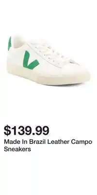 TJ Maxx Made In Brazil Leather Campo Sneakers offer