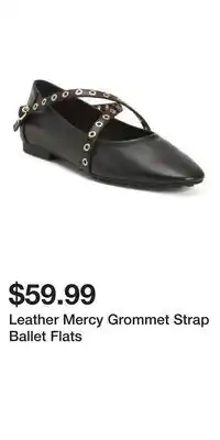 TJ Maxx Leather Mercy Grommet Strap Ballet Flats offer