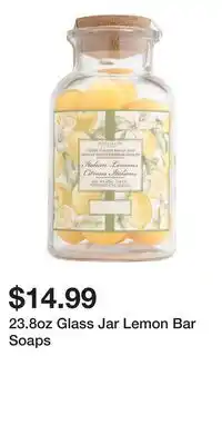 TJ Maxx 23.8oz Glass Jar Lemon Bar Soaps offer