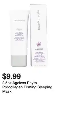 TJ Maxx 2.5oz Ageless Phyto Procollagen Firming Sleeping Mask offer