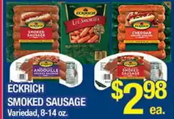 Torres Supermercado ECKRICH SMOKED SAUSAGE offer